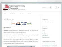 Tablet Screenshot of denturesguide.com
